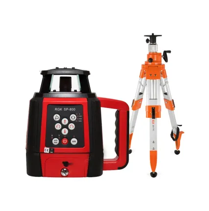 Фото №0 Ротационный нивелир RGK SP-800 + штатив RGK SH-170