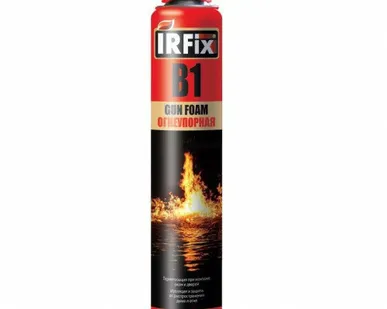 фото Пена монтажная В1 огнеупорная IRFix 800мл Ирфикс