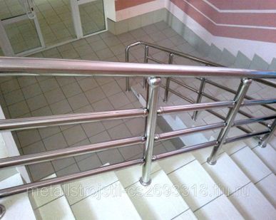 фото Изготовление перил со стеклом