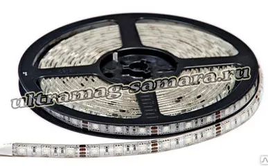 фото RGB влагостойкая светодиодная лента smd 5050-12V-60led
