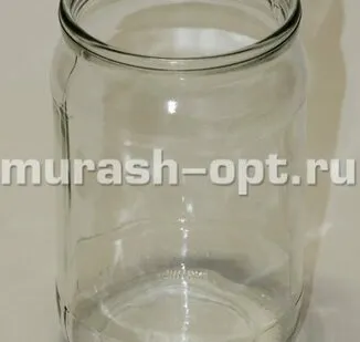 фото Банка стеклянная 0,5л горловина 1-82 (12)