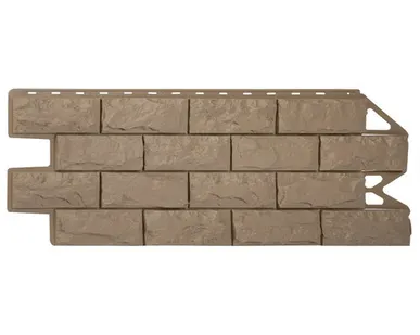 фото Фасадная панель (АП) "ФАГОТ" ЭКО Бежевый 1160*450 мм (раб.размер 1015*427)