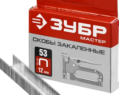 фото Скобы 10 мм для степлера, тип 53, 1000 шт.