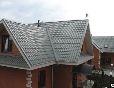 фото Металлочерепица "Монтеррей", покрытие Полиэстер 25 мкм, все
