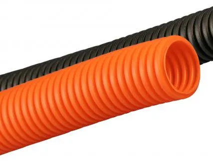 Фото №2 Труба гофрированная ПНД d=25 мм с протяжкой черная ИЭК