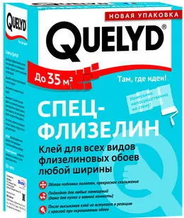 фото Клей обойный &quot;QUELYD&quot; Флизелин 300г (35м2) 1/30 Франция