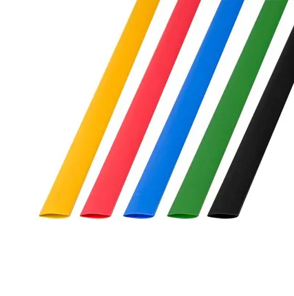 Фото №0 Набор трубок термоусадочных ТУТ 10.0/5.0мм 1м (уп.50шт) 5 цветов Rexant 29-0160