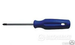 фото Отвертка плоская с пластиковой ручкой 8*150мм намагниченный наконечник КЕДР