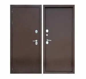 фото Дверь входная с терморазрывом Термо-М1 металл/металл, Медь 2050х960мм, ЛЕВАЯ