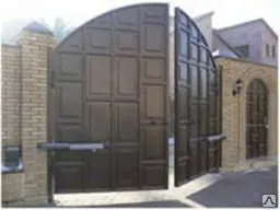 Фото №0 Распашные ворота 2/2 1.47 2.0 4.0 яч.100х50мм пров. 4.0мм с рифами 80х80х3.