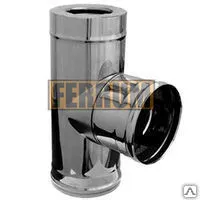 Фото №0 Дымоход Н/О Тройник 90° "сэндвич" 120÷200 мм, Феррум