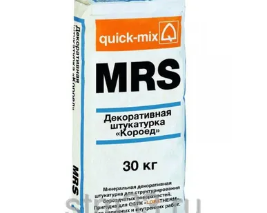фото Штукатурка декоративная "Короед" MRS 30 кг. белая
