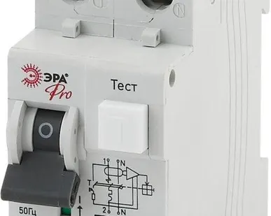 фото Выключатель автоматический дифференциального тока 2п (1P+N) C 25А 30мА тип A АВДТ 64 Pro NO-901-85 Эра Б0031835