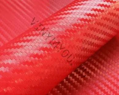 фото Пленка Красный карбон 3D