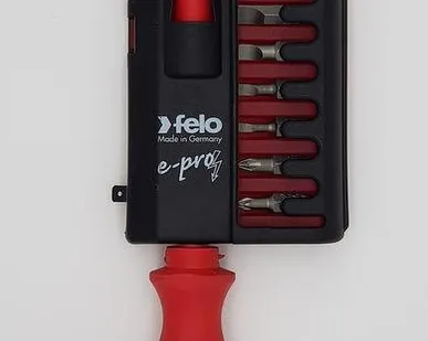 фото Отвертка диэлектрическая с набором бит Felo 02091206