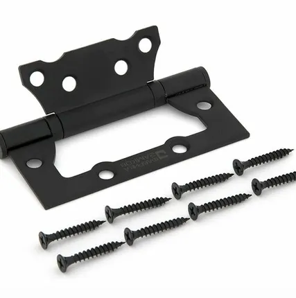 Фото №0 Петля накладная (без врезки) 100х75х2,5 Черный