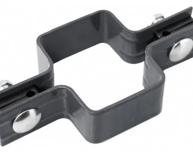 фото Крепление хомут 60х40 RAL 6005 зеленый мох СПЛАВ ПРОФИЛЬ