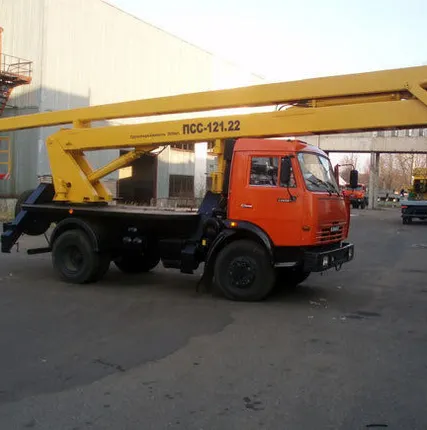 Фото №0 Аренда автовышки ПСС 121.22 Камаз 43253