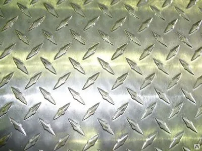 Фото №0 Лист алюминиевый рифленый квинтет дуэт диамант АМг2Нр Вд1АНр 1105АмР 5083