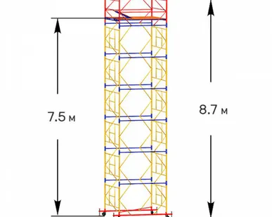 фото Вышка Тура ВСП 1.2х1.6 Высота до 8 м