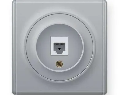 фото Механизм розетки комп. 1-м СП Florence 1xRJ45 кат.5e сер. 1E20701302 OneKeyElectro 2172839