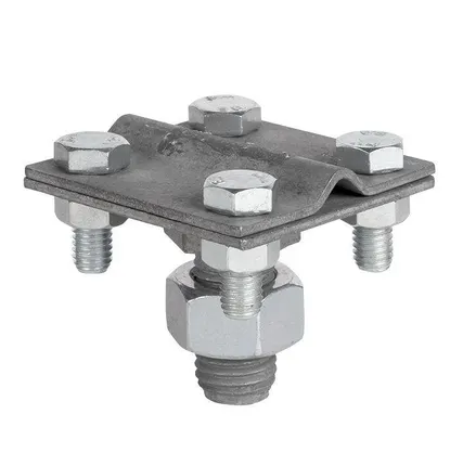 Фото №0 Зажим прута на штыре (пластина 56х56мм) HZ PROxima EKF lp-g6606-e1302