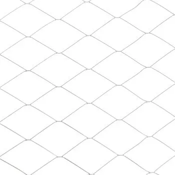 Фото №0 Сетка ЦПВС Мастер Сеткин 10х1 м, 20х20 мм, 2.2 мм, жесткая, оцинкованная