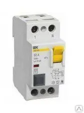 Фото №0 Выключатель дифференциального тока (УЗО) 2п 16А 30мА ВД1-63 АС
в