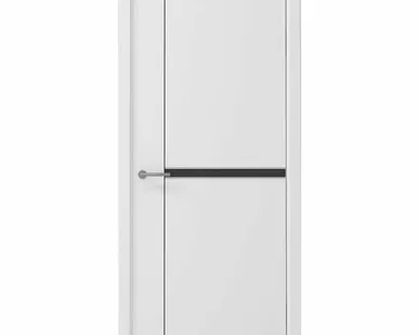 фото Дверь межкомнатная Модерн-27 (Dorica) ABS-Пластик, сатин ПРО, Бетон светлый 2000х800мм