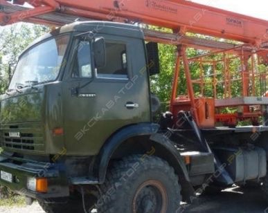фото Аренда автовышки (автогидроподъемника) ПЗГТ ПСС-121.28 Камаз-43253, Москва