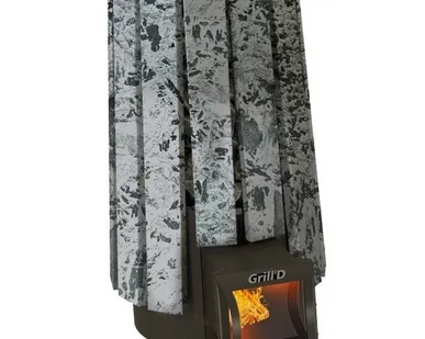 фото Печь для бани Grill D Cometa Vega 180 Stone Серпентинит long