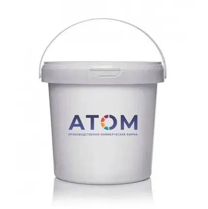 Фото №0 Краска "ATOMIC" ВД-ВА 224 ГОСТ 28196-89 цвет по RAL 9001 15 кг