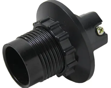 фото Патрон Е14 подвесной карболит с кольцом черный без на...