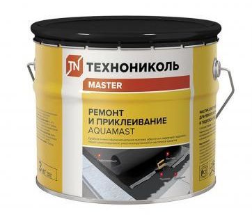 фото Мастика битумная для ремонта Технониколь AquaMast, 10 кг