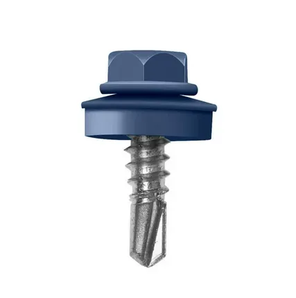 Фото №0 Саморез кровельный 5,5х25 RAL 5003