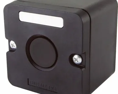 фото Пост кнопочный ПКЕ 222/1 (черная кнопка) IP54 Электро...