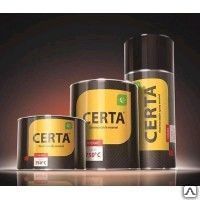 фото Краска термостойкая Патина серебро 0,5 кг CERTA