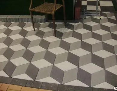 фото Тротуарная плитка Ромб