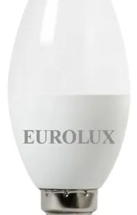 фото Лампа светодиодная EUROLUX LL-E-C37-7W-230-4K-E14