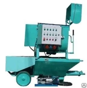 Фото №0 Штукатурный агрегат Т-103-03 (0,6-2,5 м3/час; 8,15кВт;2,1х0,93х1,85м;350кг)