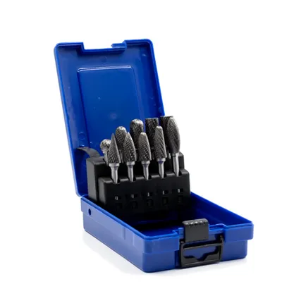 Фото №0 Набор борфрез твердосплавных Bohre, тип A,B,C,D,E,F,G,H,L,M, Ø 12 мм