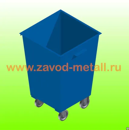 Фото №0 Мусорный контейнер на колесах