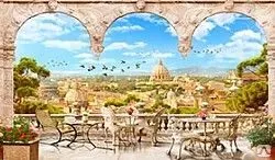 фото Эко-фрески однополотные 44127 (Рим)