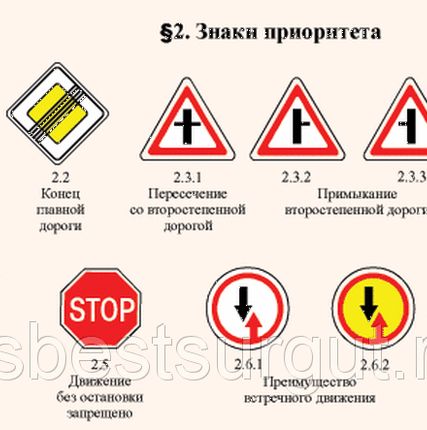 Фото №0 Знаки приоритета ООО Нива