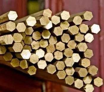 фото Шестигранник 19 мм бронзовый БрАМц 9-2