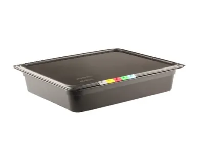 фото Гастроемкость 1/2 h=40 п/п черная Рс /1/24/