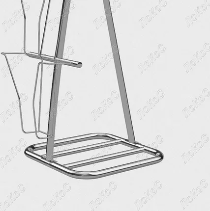 Фото №0 Стойка для журналов с 7-ми карманами " Парус", А4, хром