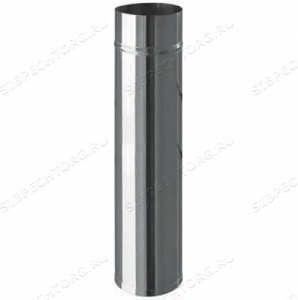 Фото №0 Труба 1м,ф115,нерж, 0,5 мм,ПИК П