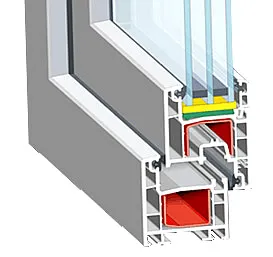 фото Окна EXPROF профиль Practica 3-х камерный
