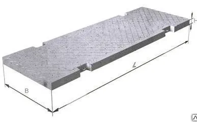 фото Плита дорожная железобетонная ПДП 6*2/14